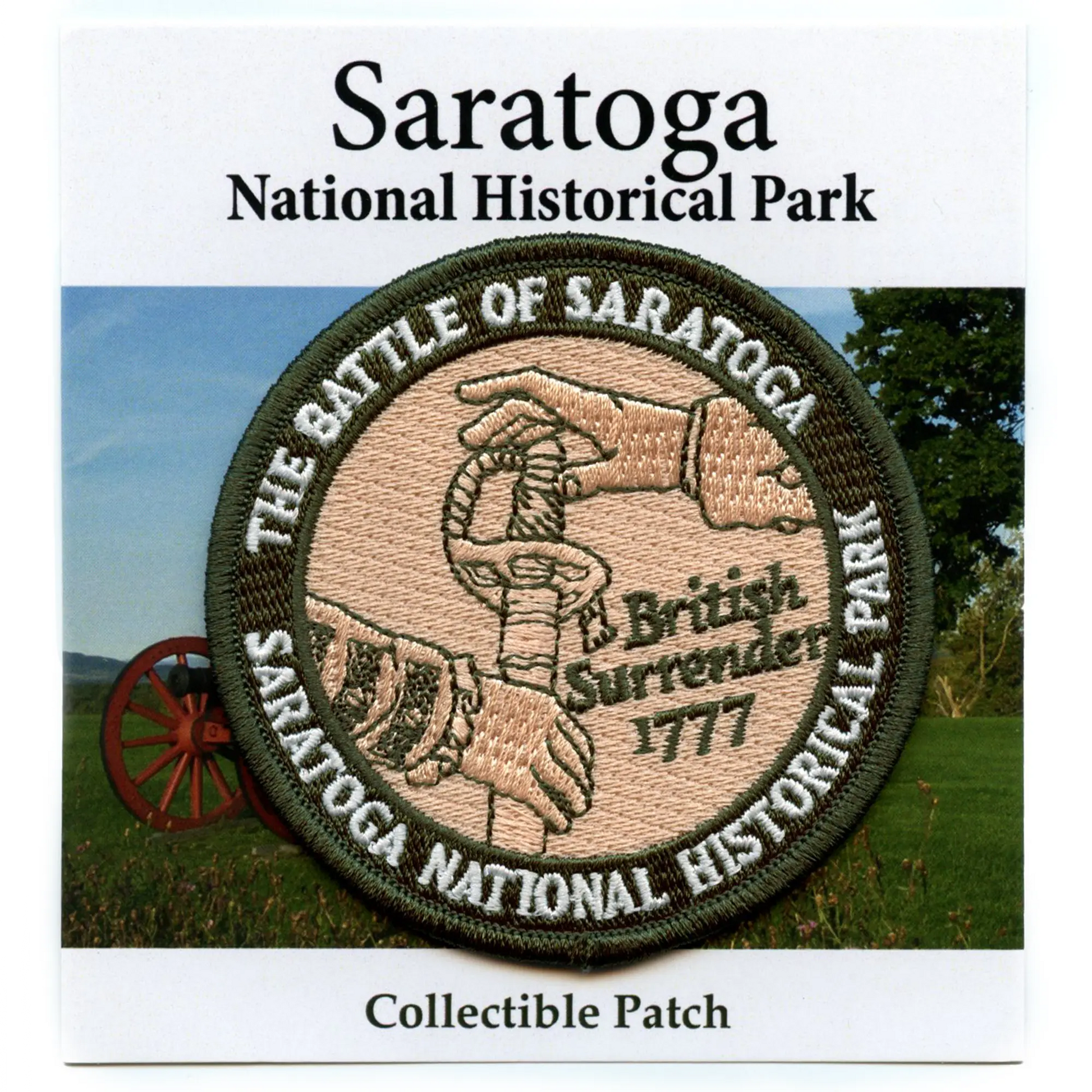 The Battle Of Saratoga Patch Historical Travel Souvenir Embroidered Iron On