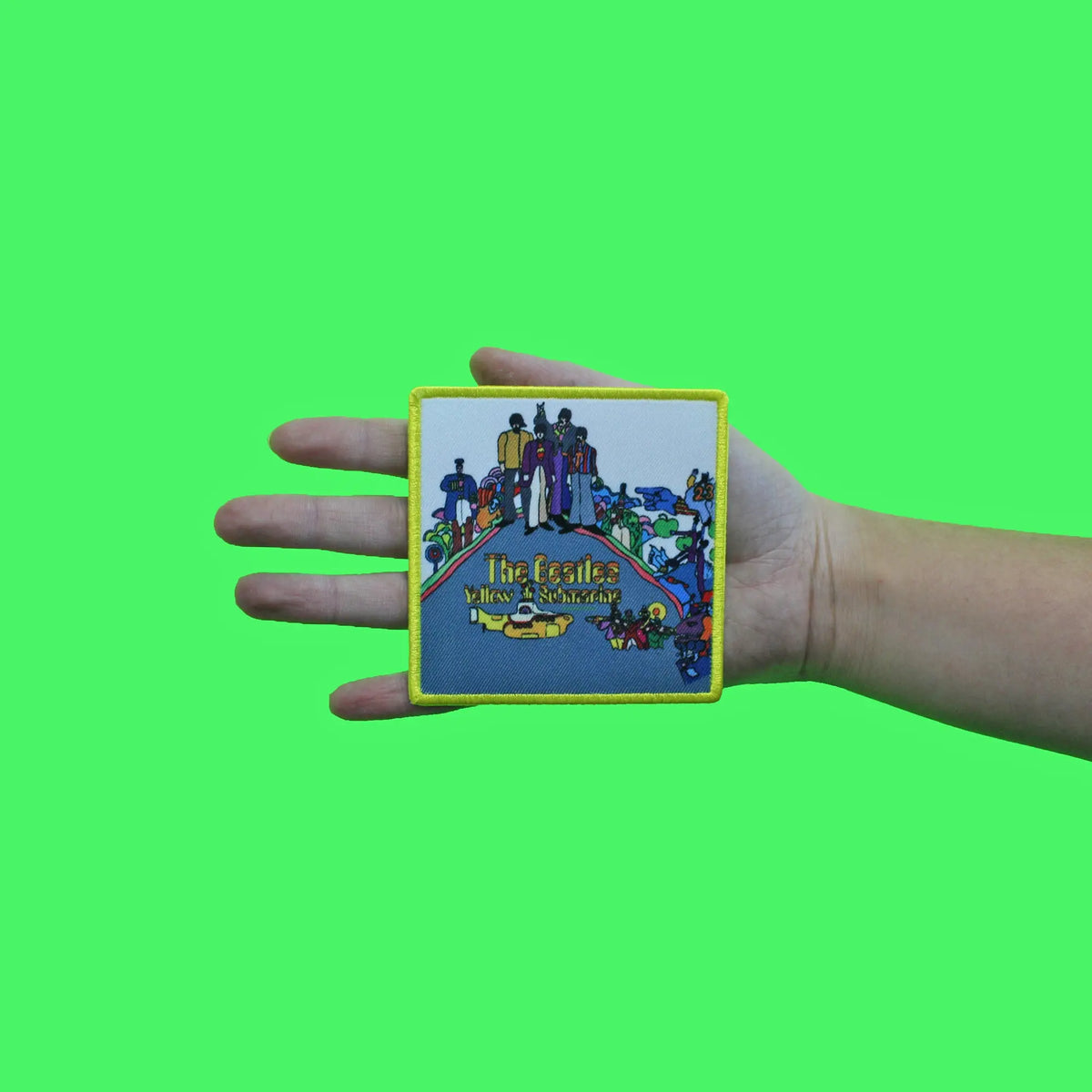 The Beatles Album Cover Patch Patch Yellow Submarine Embroidered Iron ...