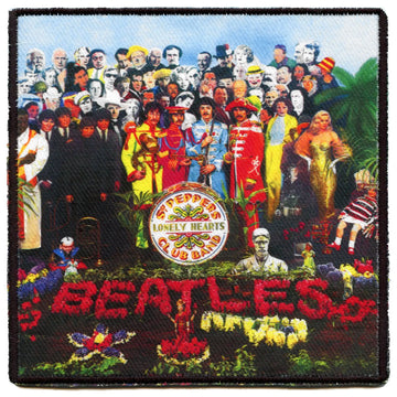 The Beatles Sgt Peppers Album Patch Lonely Hearts Iconic Sublimation Iron On