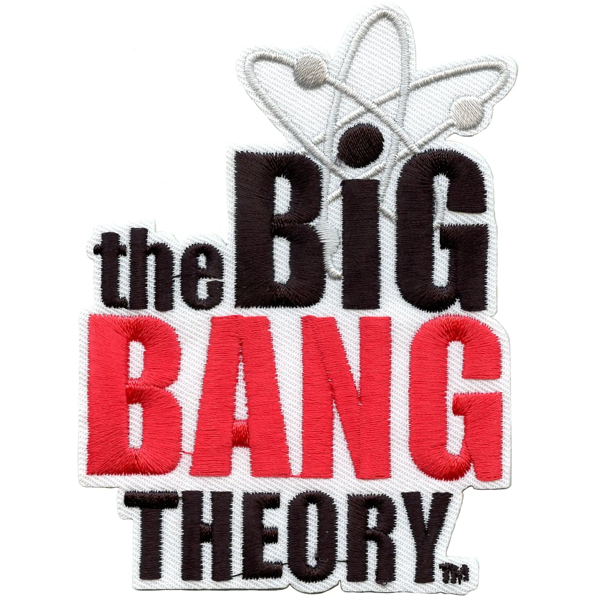 The Big Bang Theory Logo Patch Classic TV Show Embroidered Iron On