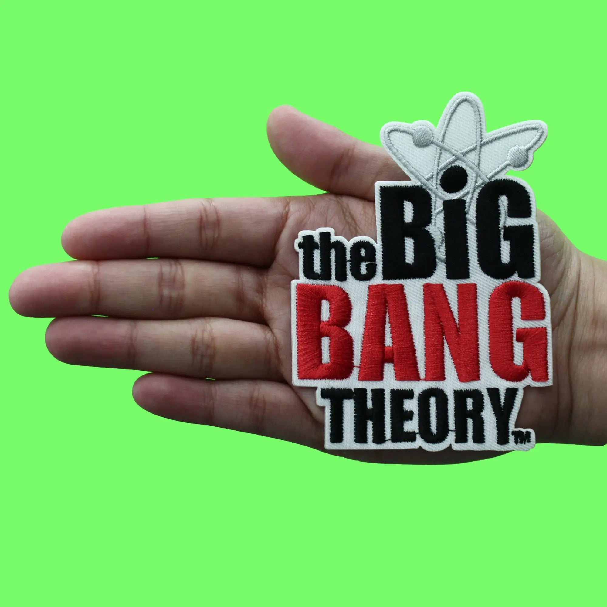 The Big Bang Theory Logo Patch Classic TV Show Embroidered Iron On