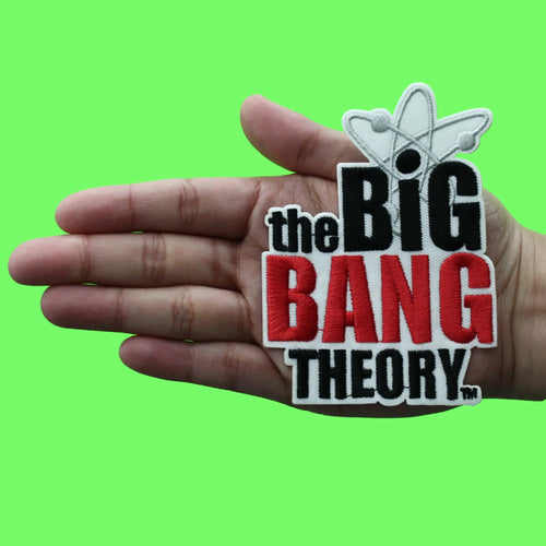 The Big Bang Theory Logo Patch Classic TV Show Embroidered Iron On