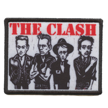 The Clash Band Characters Patch Punk Rock Band Sublimated Embroidered Iron On