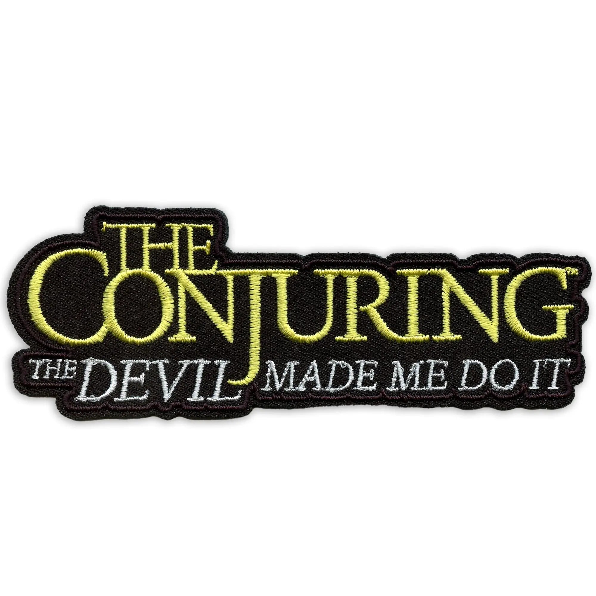 The Conjuring Logo Patch Horror Classic Movie Embroidered Iron On