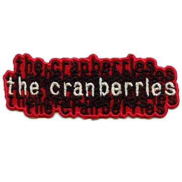 The Cranberries Band Patch Stacked Script Logo Embroidered Iron On