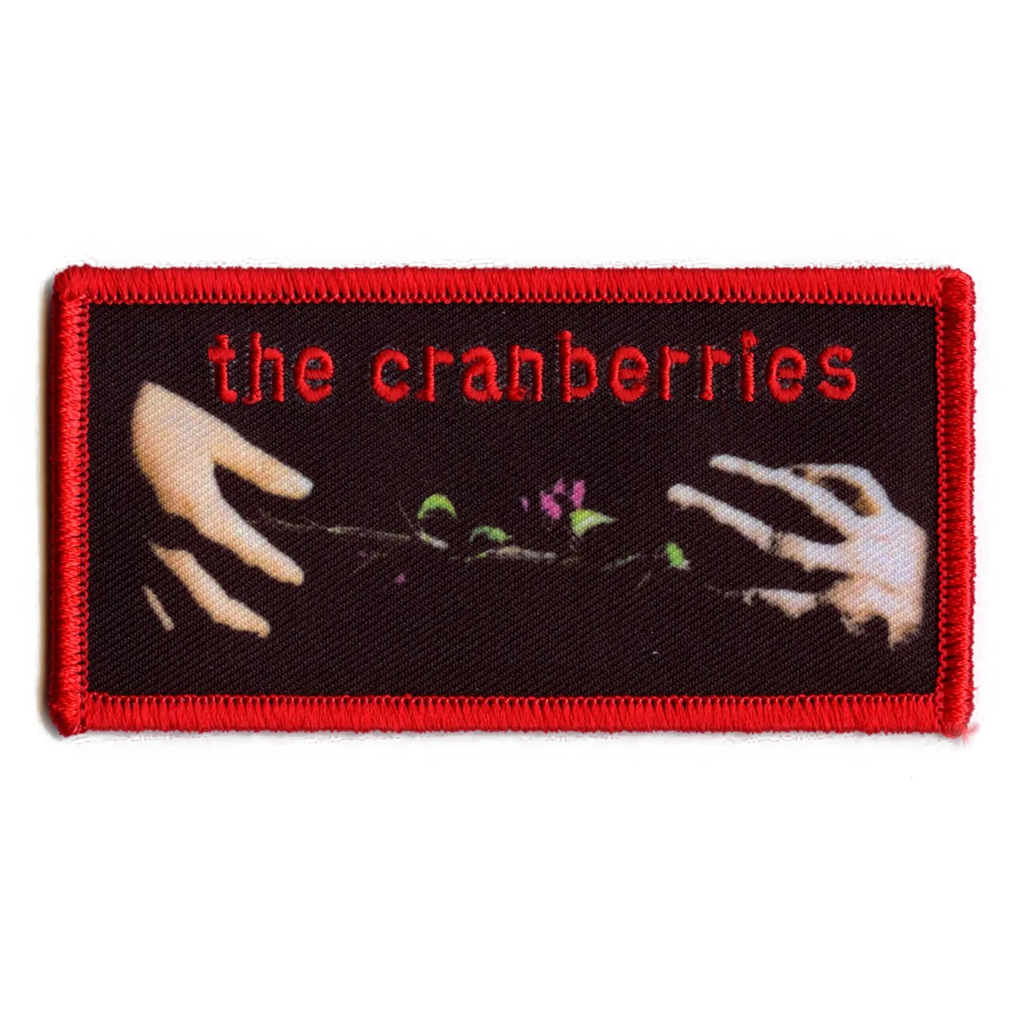The Cranberries Hands Patch Flower Alternative Rock Embroidered Iron On