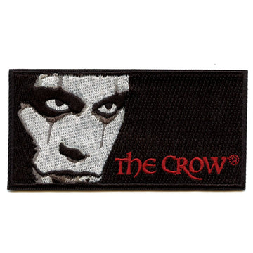 The Crow Eric Draven Stare portrait Sublimated Embroidered Iron On