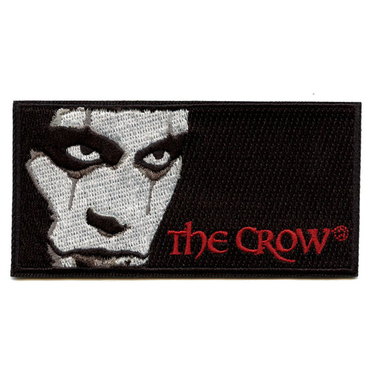 The Crow Eric Draven Stare portrait Sublimated Embroidered Iron On