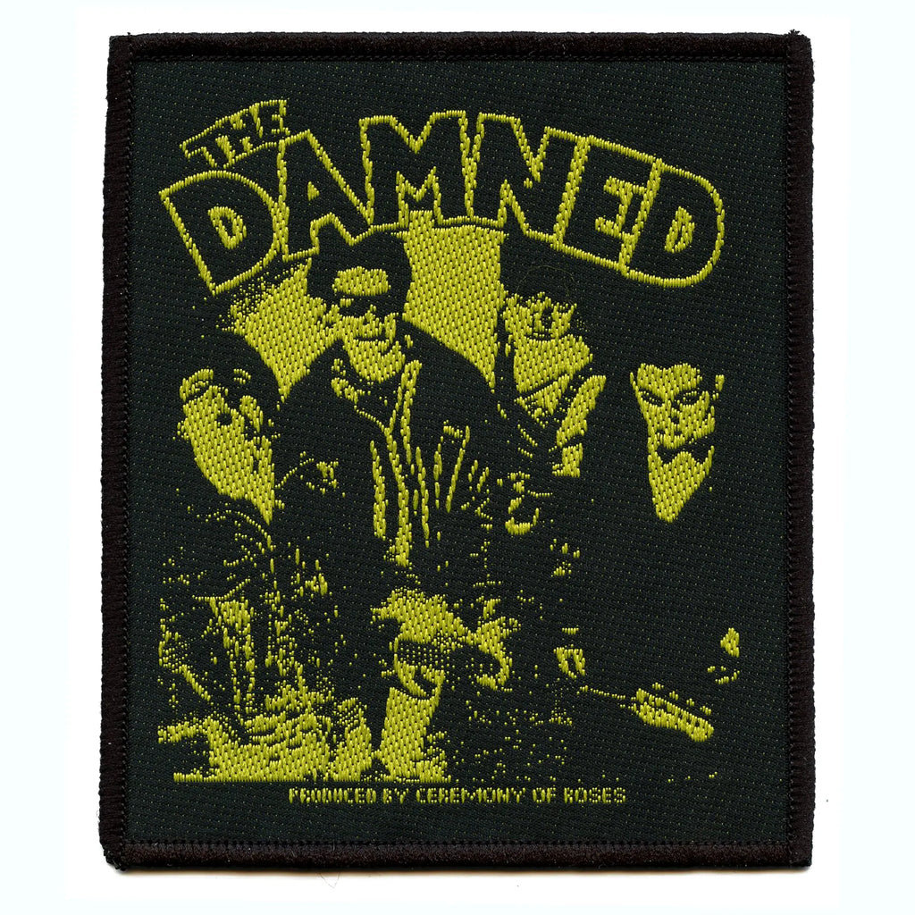 The Damned Album Patch Grunge Rock Band Embroidered Iron On