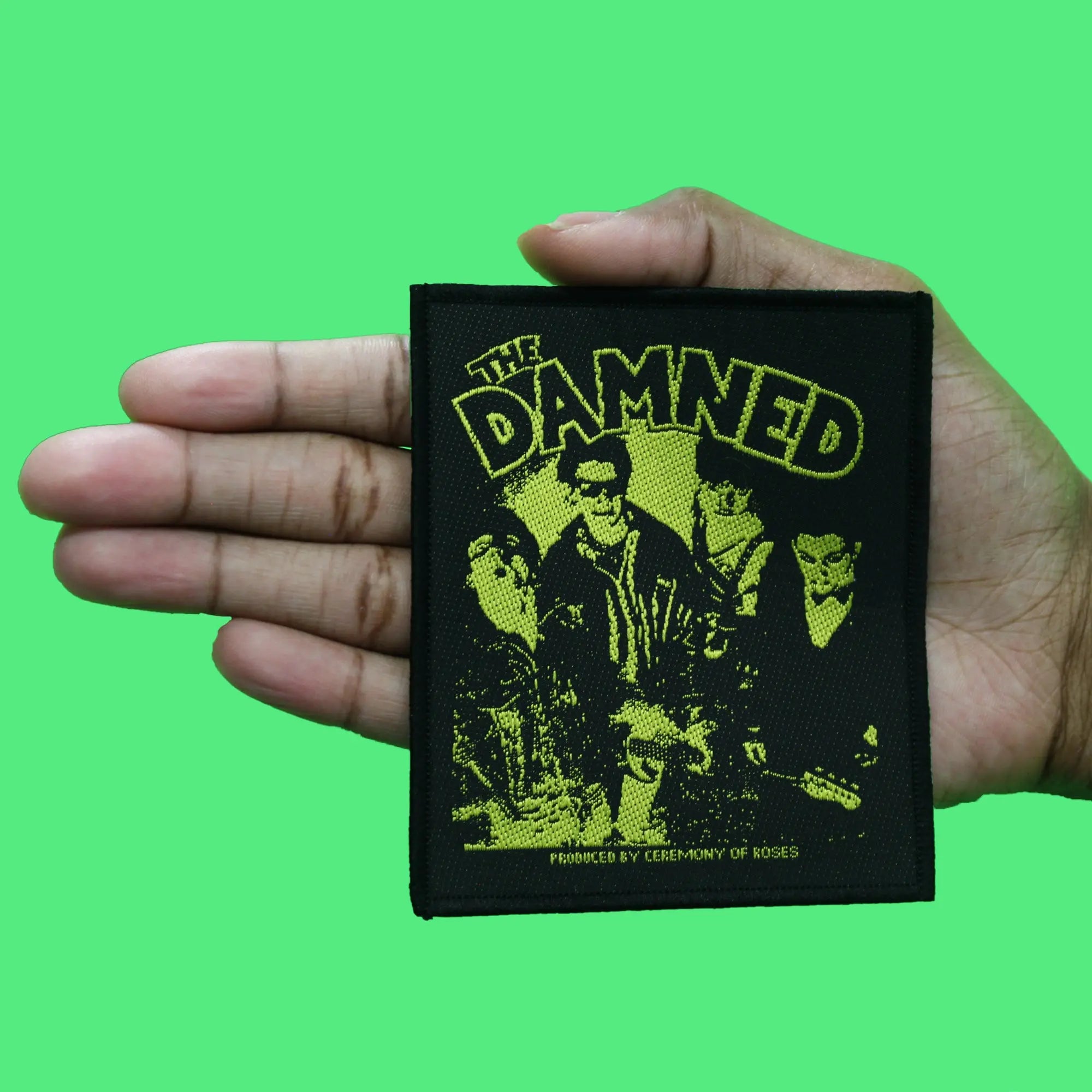 The Damned Album Patch Grunge Rock Band Woven Sew On