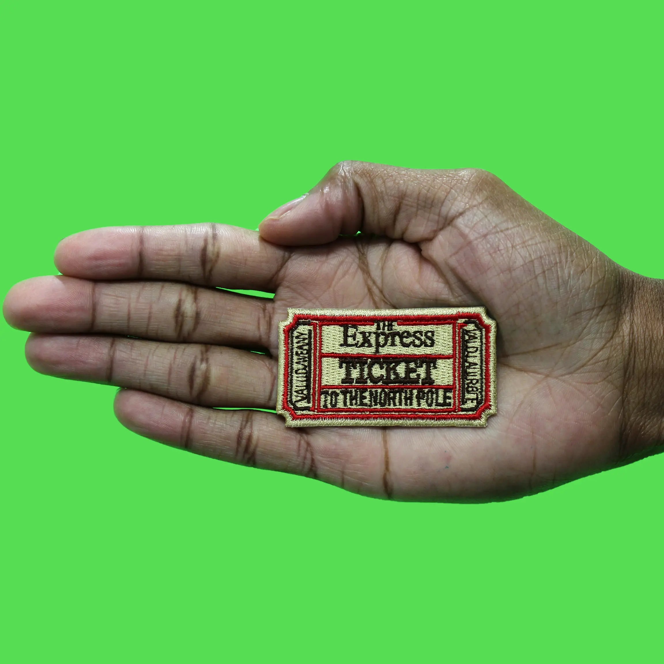 The Express Ticket Patch Iconic Christmas Movie Embroidered Iron On