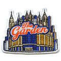 The Garden Boston Tourist Patch World Travel Badge Embroidered Iron On