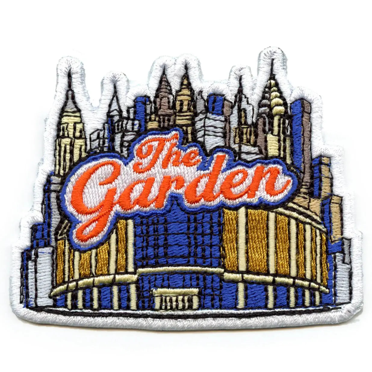 The Garden Boston Tourist Patch World Travel Badge Embroidered Iron On