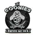 The Goonies Never Say Die Patch Classic Movie Embroidered Iron On
