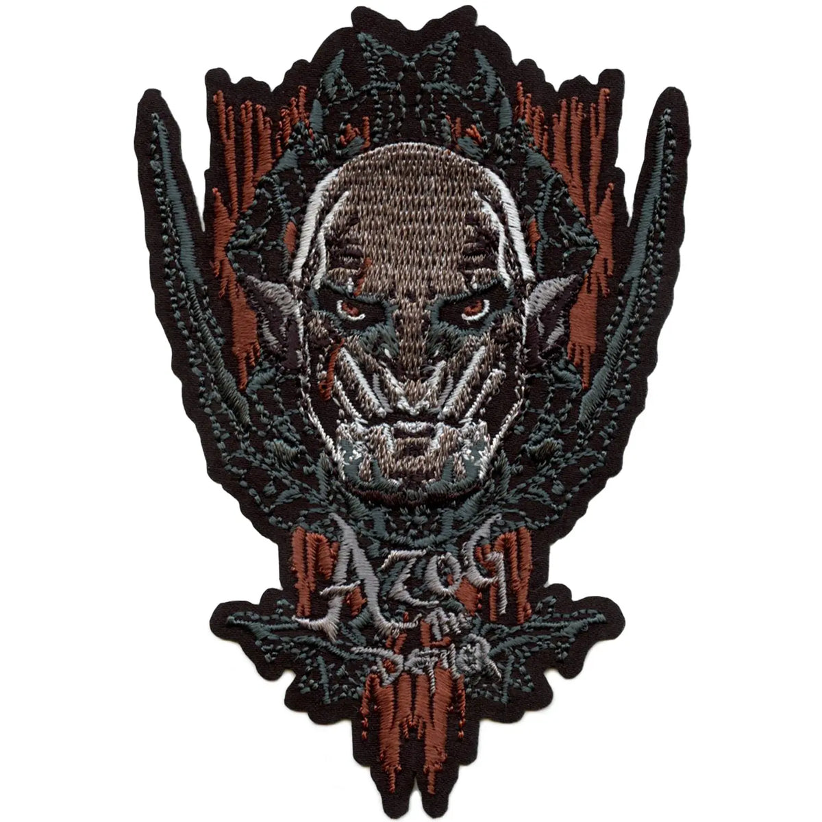 The Lord Of The Rings Patch Azog The Defiler Embroidered Iron On