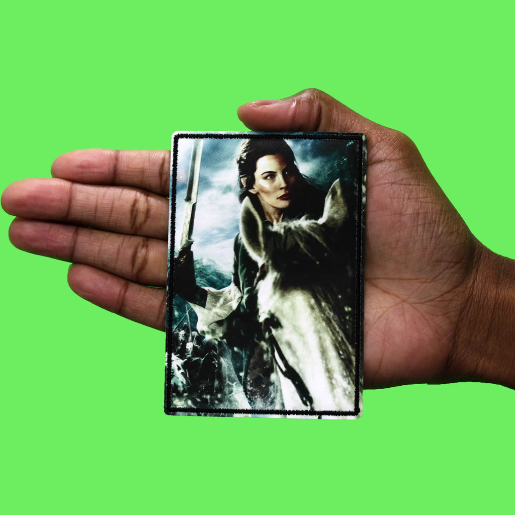 The Lord Of The Rings Patch Character Arwen Portrait Sublimated Iron On
