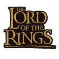 The Lord Of The Rings Patch Script Stacked Logo Embroidered Iron On