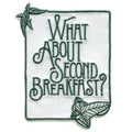The Lord Of The Rings Patch What About Second Breakfast Embroidered Iron On