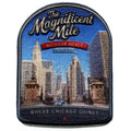 The Magnificant Mile Patch Travel Chicago Illinois Sublimated Embroidery Iron-On