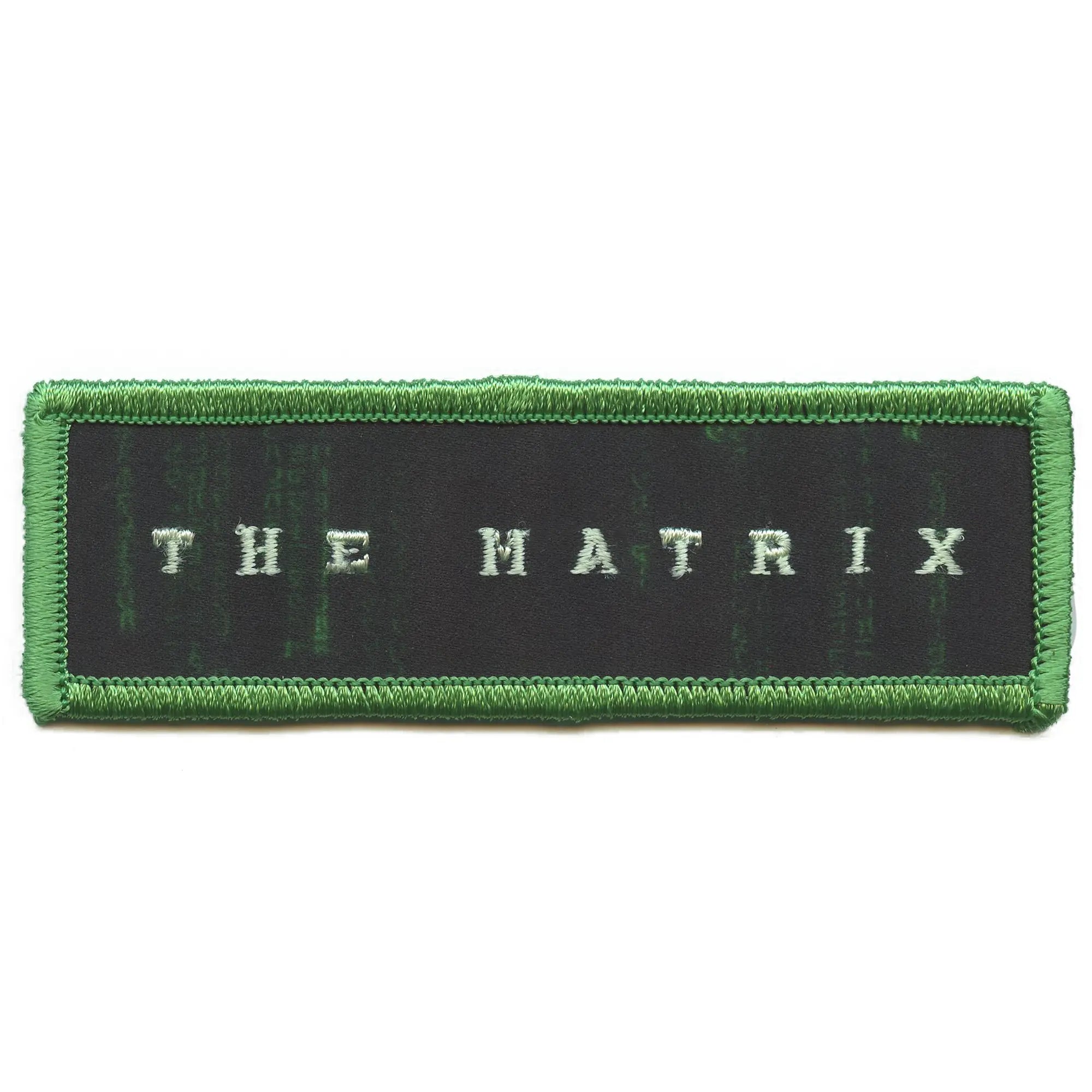 The Matrix Logo Patch  American Cyberpunk Movie Embroidered Iron on