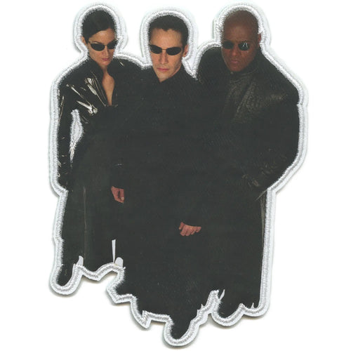 The Matrix Neo, Morpheus & Trinity Patch American Cyberpunk Movie Embroidered Iron on