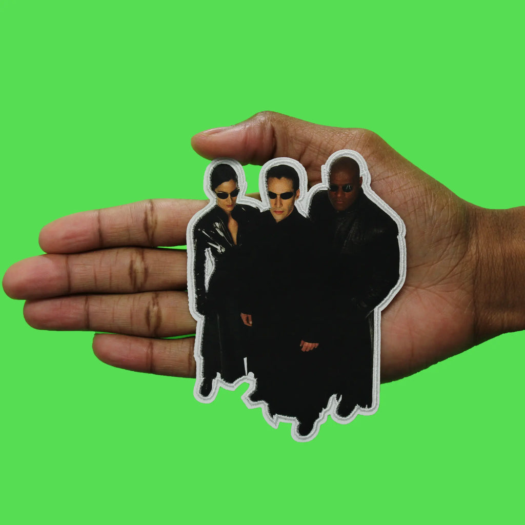 The Matrix Neo, Morpheus & Trinity Patch American Cyberpunk Movie Embroidered Iron on