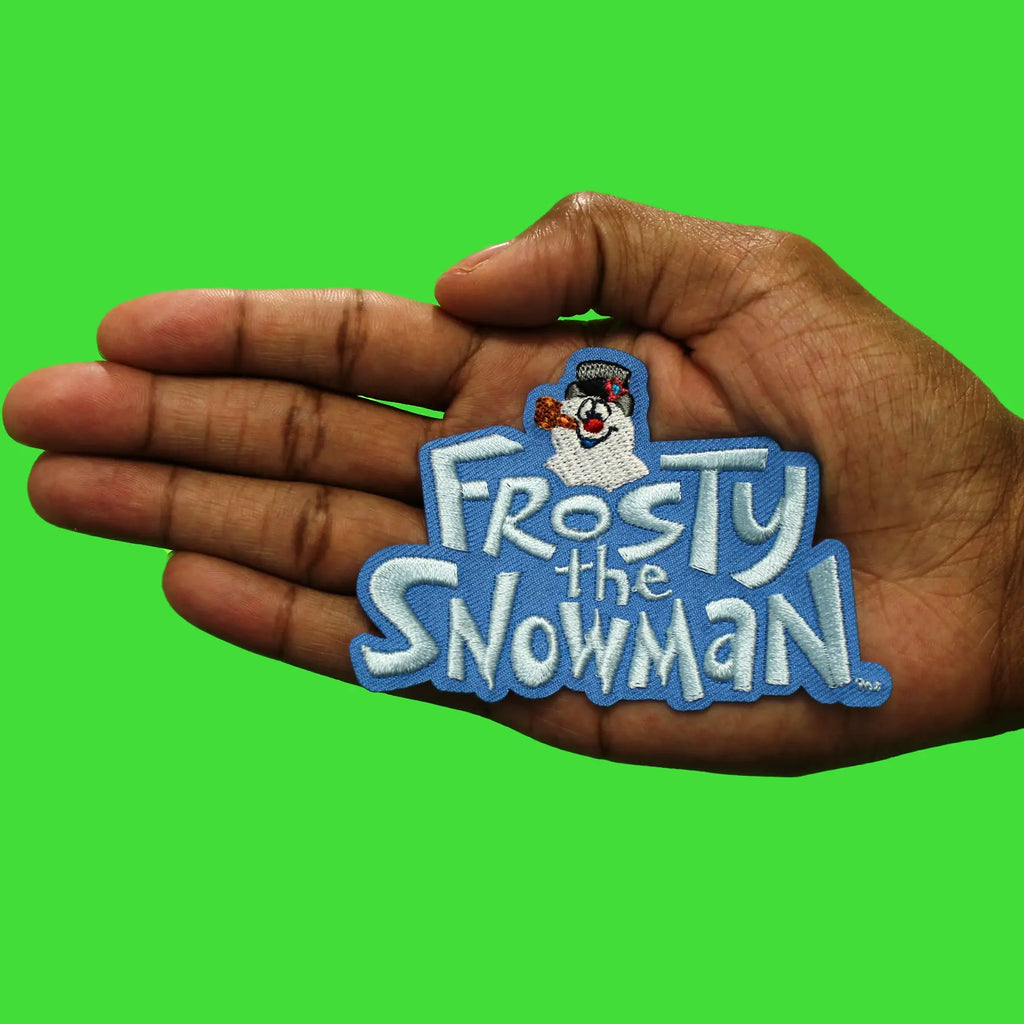 The Movie Logo Patch Frosty The Snowman Embroidered Iron On