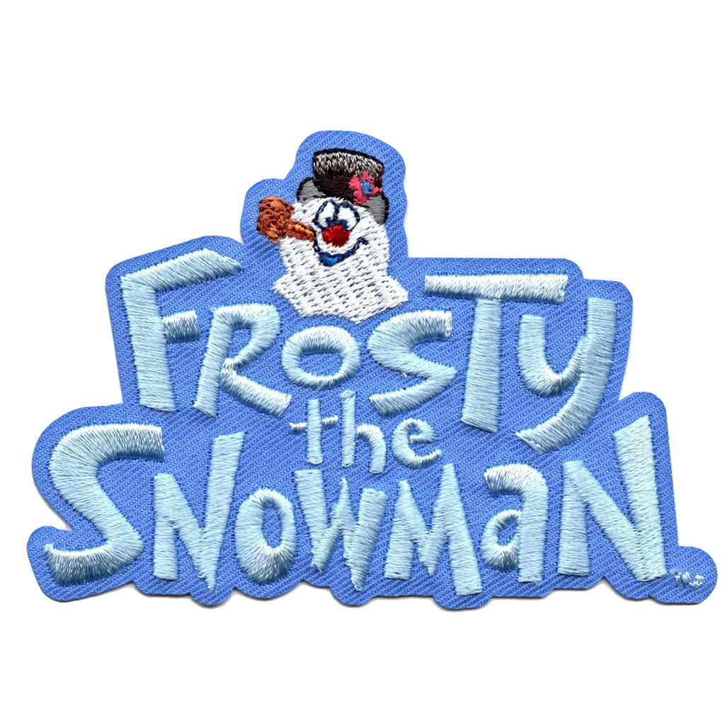 The Movie Logo Patch Frosty The Snowman Embroidered Iron On