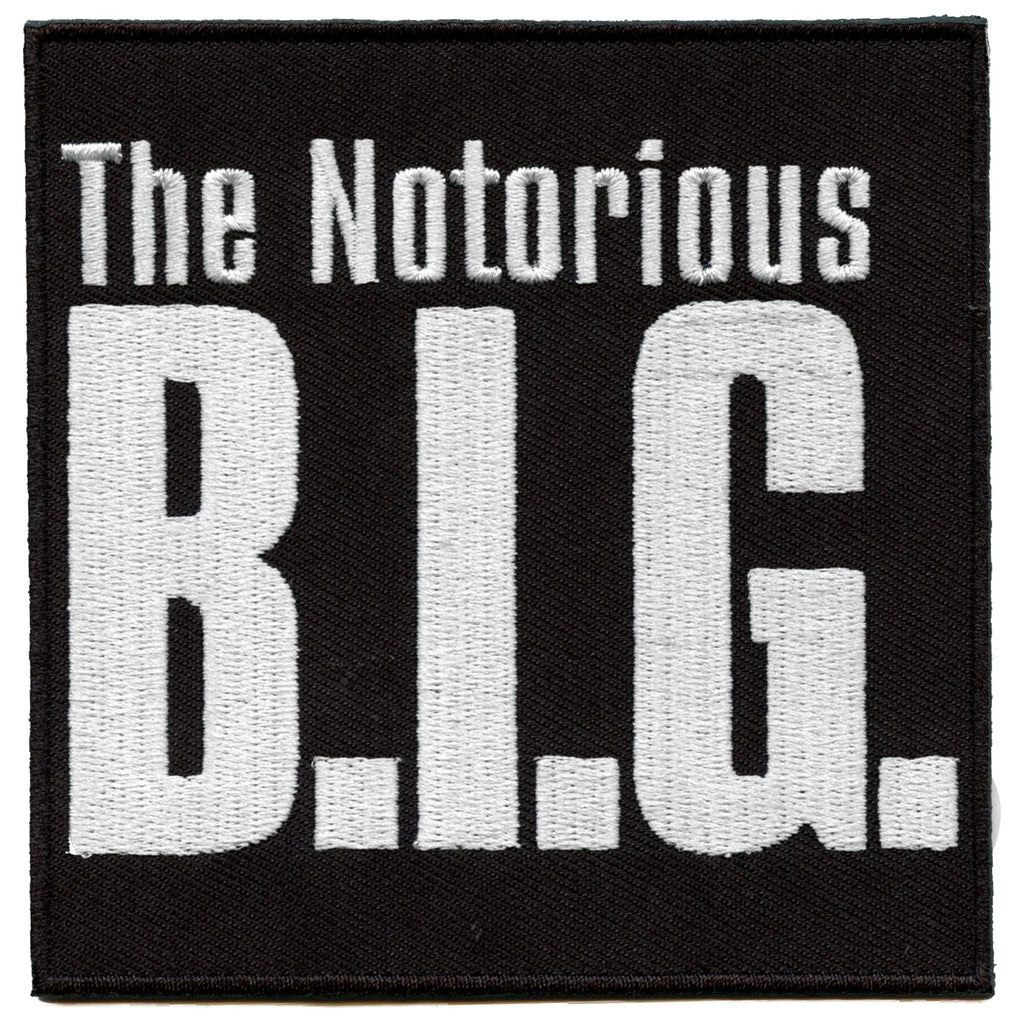 The Notorious B.I.G Patch East Coast Rapper Embroidered Iron On