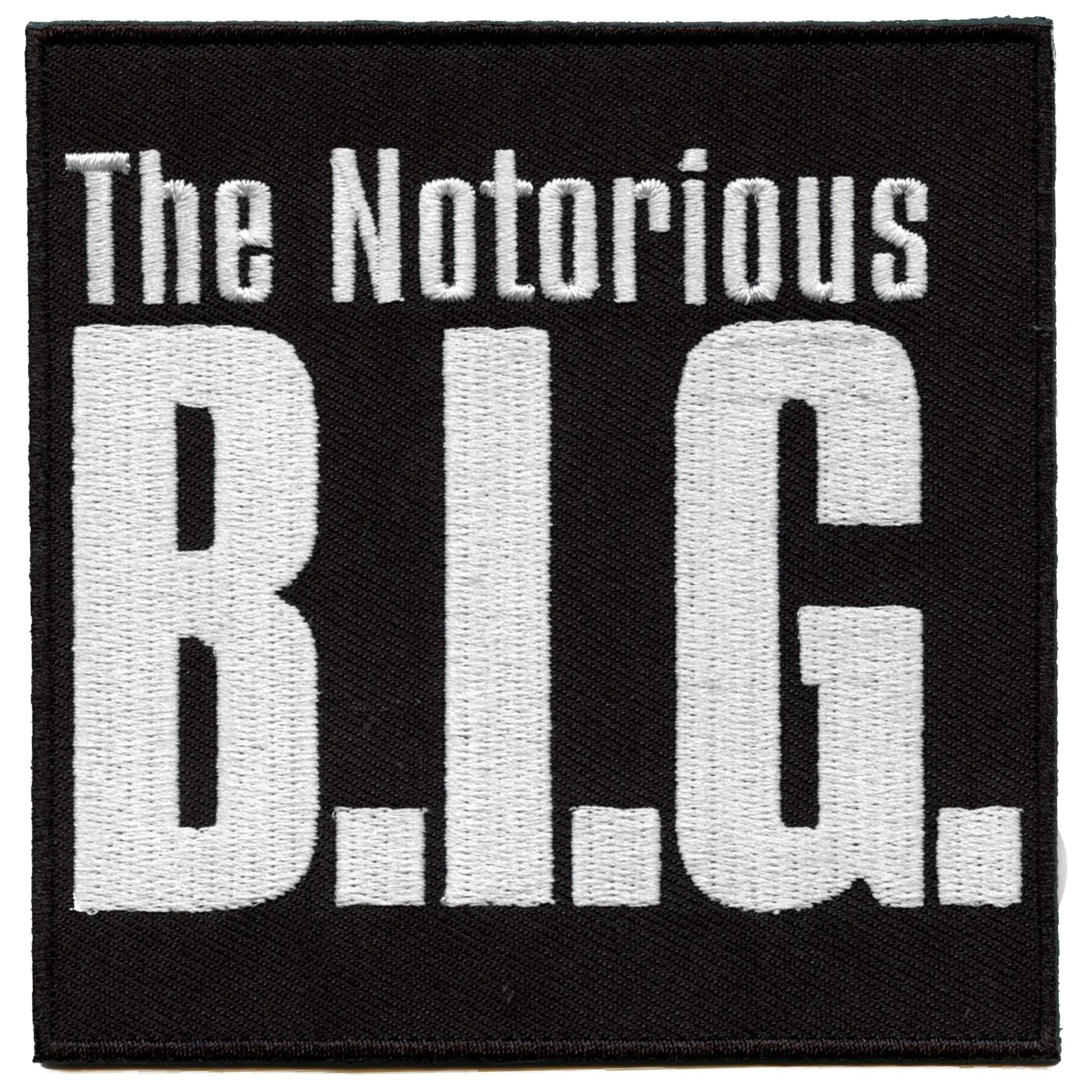 The Notorious B.I.G Patch East Coast Rapper Embroidered Iron On