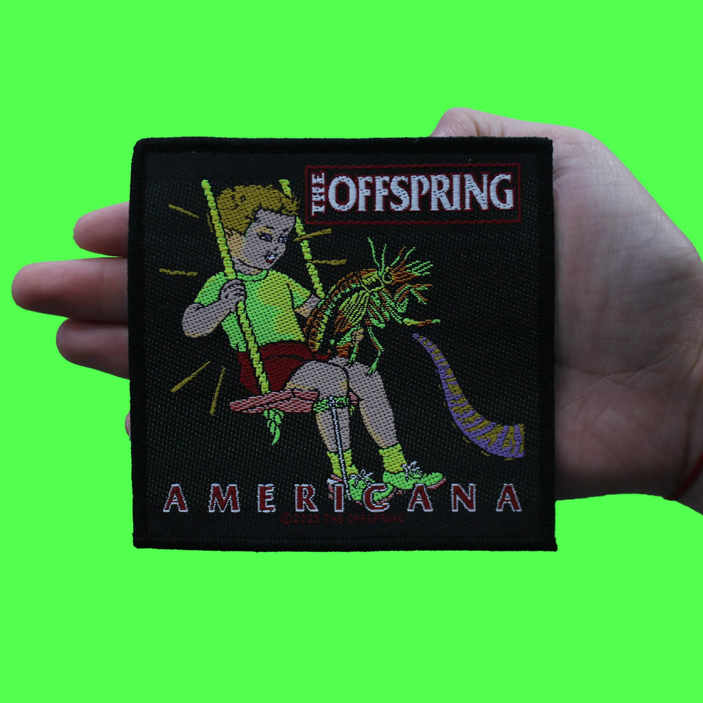 The Offspring Americana Rock Album Patch Classic Rock Band Woven Iron-On