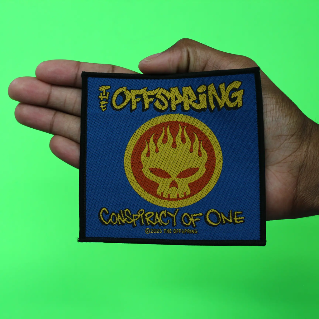 The Offspring Conspiracy Of One Rock Album Patch Classic Rock Band Woven Iron-On