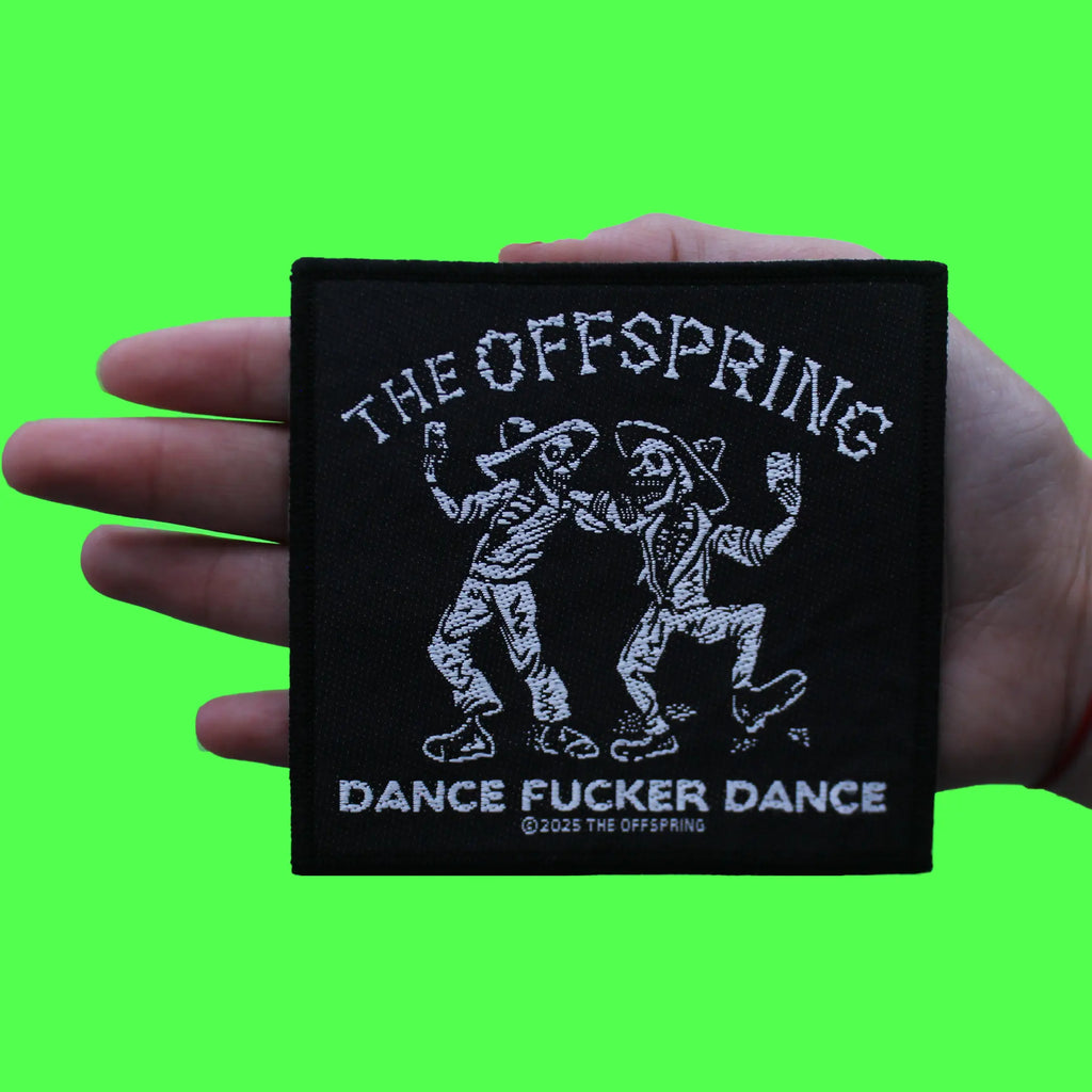 The Offspring Dance F*cker Dance Rock Album Patch Classic Rock Band Woven Iron-On