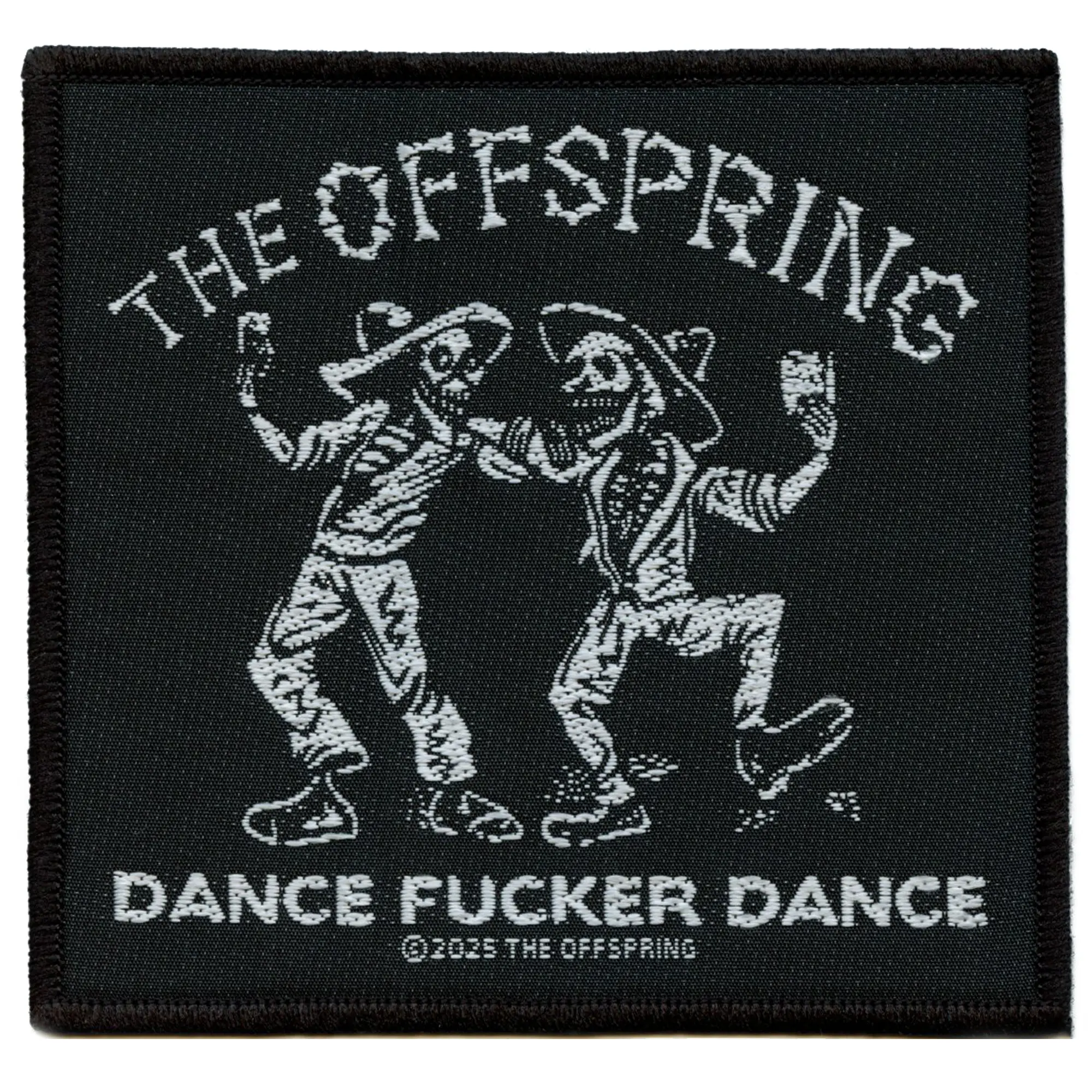 The Offspring Dance Fucker Dance Rock Album Patch Classic Rock Band Woven Iron-On