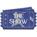 The Show Ticket Patch Los Angeles Baseball Embroidered Iron On