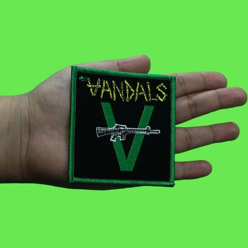 The Vandals Band Patch Peace Thru Vandalism Embroidered Iron On
