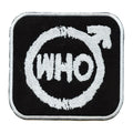 The Who Spray Logo Patch English Rock Band Embroidered Iron On