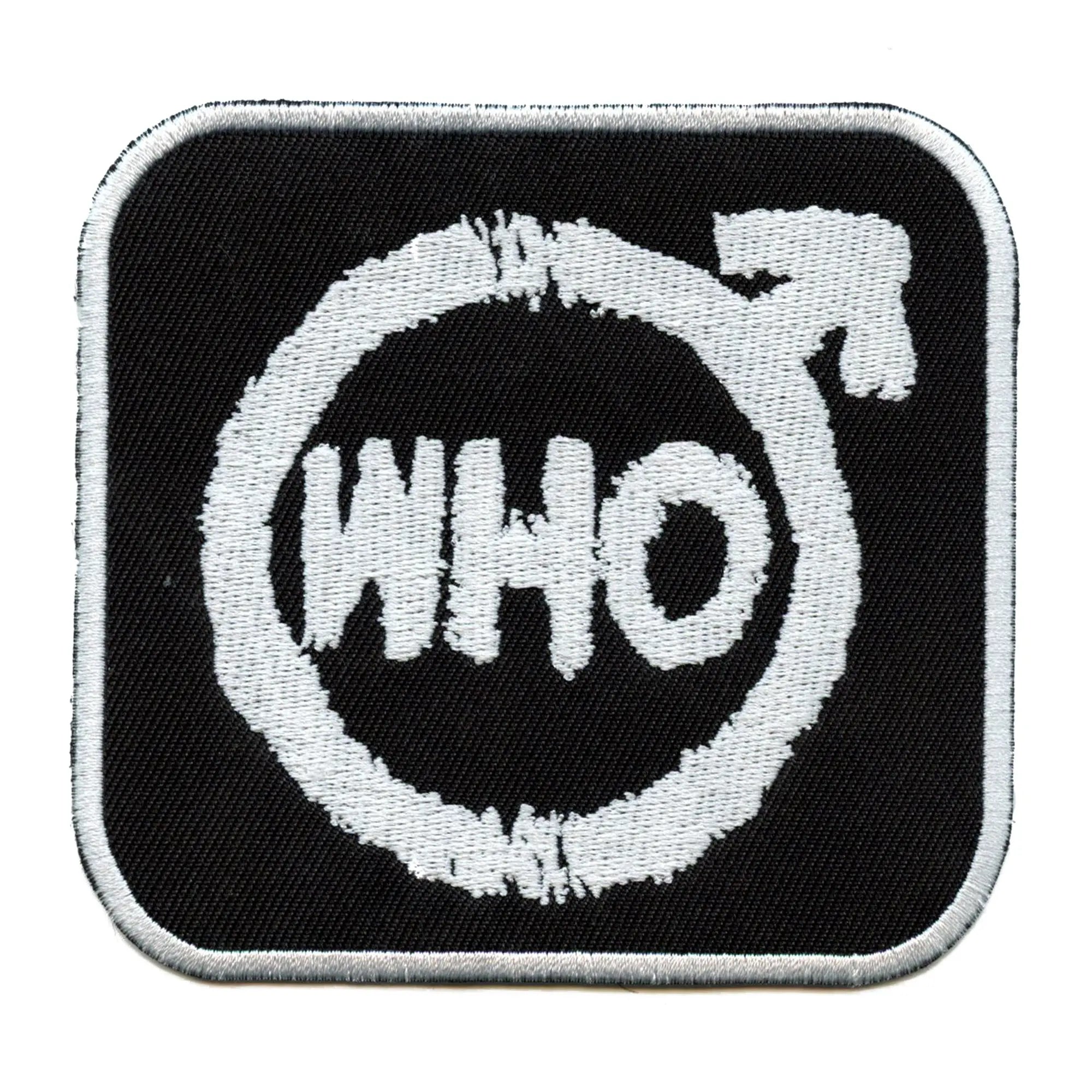 The Who Spray Logo Patch English Rock Band Embroidered Iron On