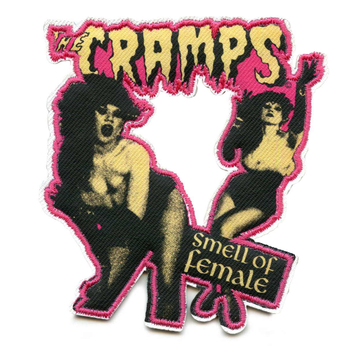 The Cramps Smell Of Female Patch Punk Rock Band Sublimated Iron On
