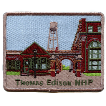 Thomas Edison Residence Patch National Historic Park Embroidered Iron On