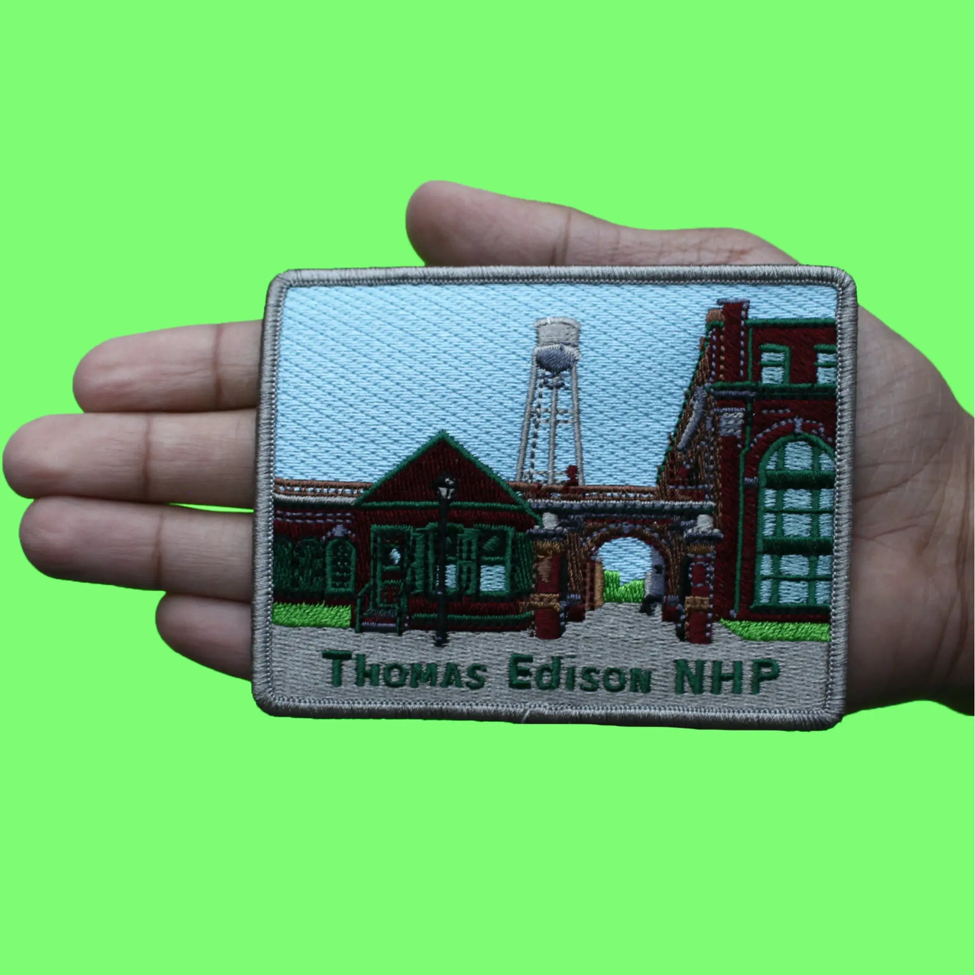 Thomas Edison Residence Patch National Historic Park Embroidered Iron On