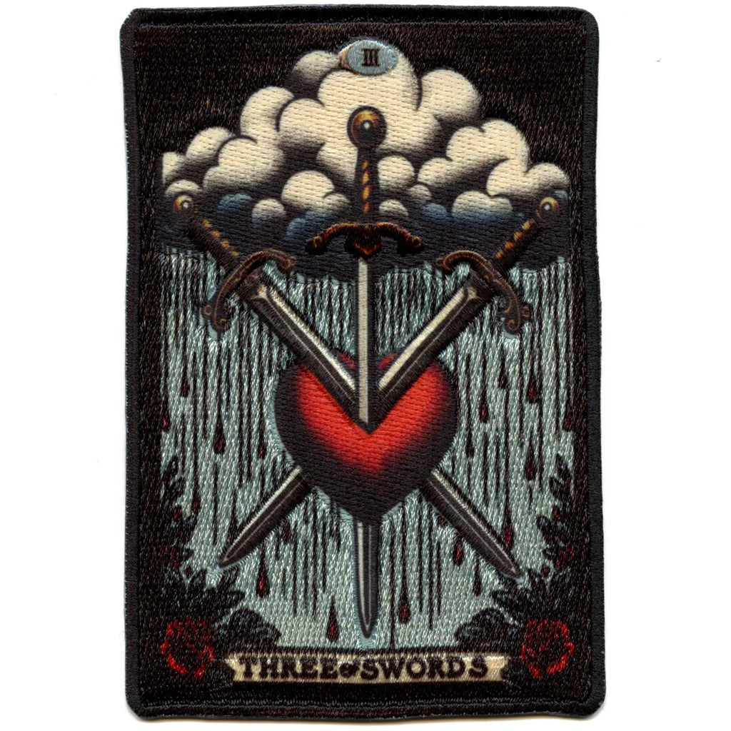 Patch Three Of Swords Troisième carte Trot - Thermocollant