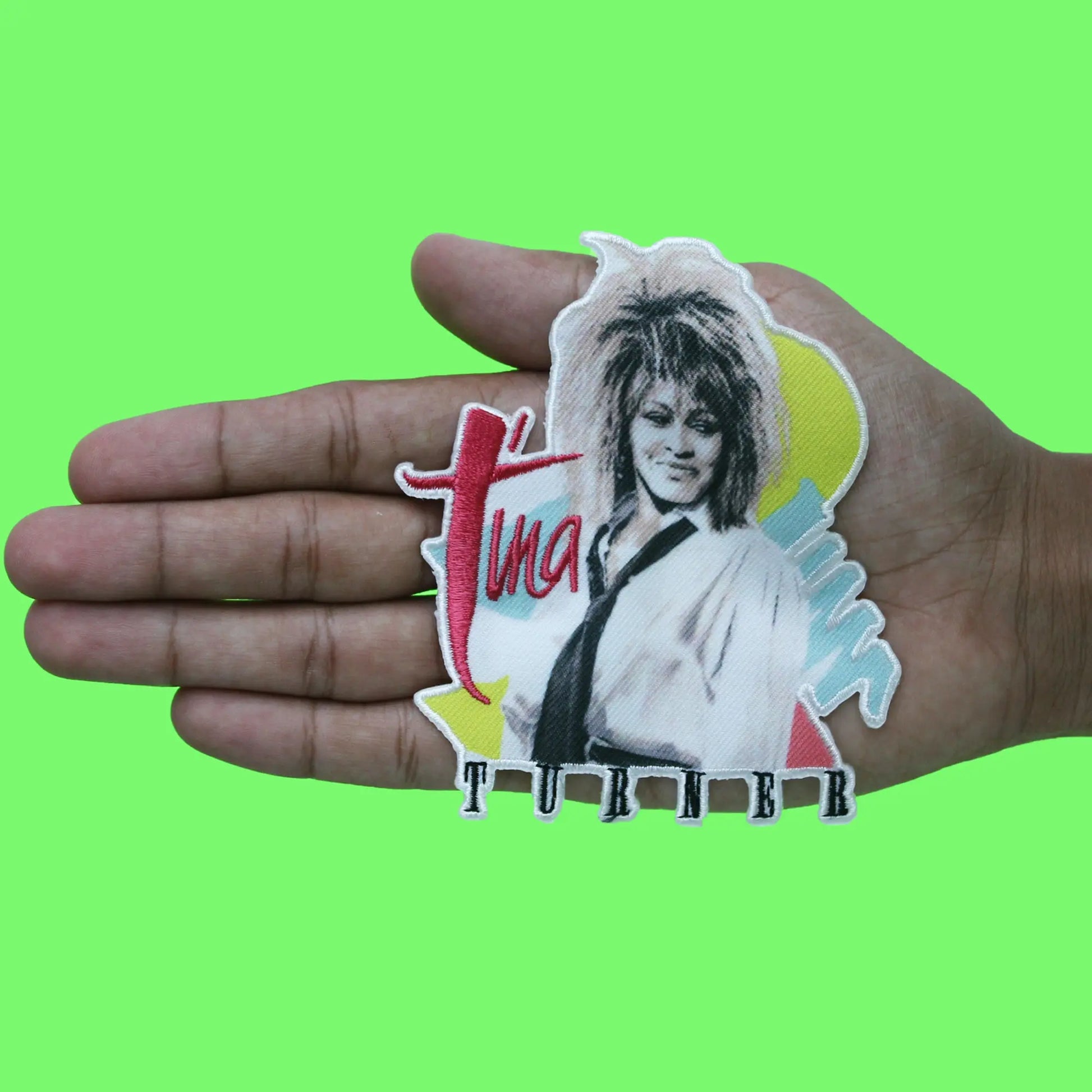 Tina Turner 80s Portrait Patch  Queen of Rock 'N' Roll Sublimated Embroidery Iron On