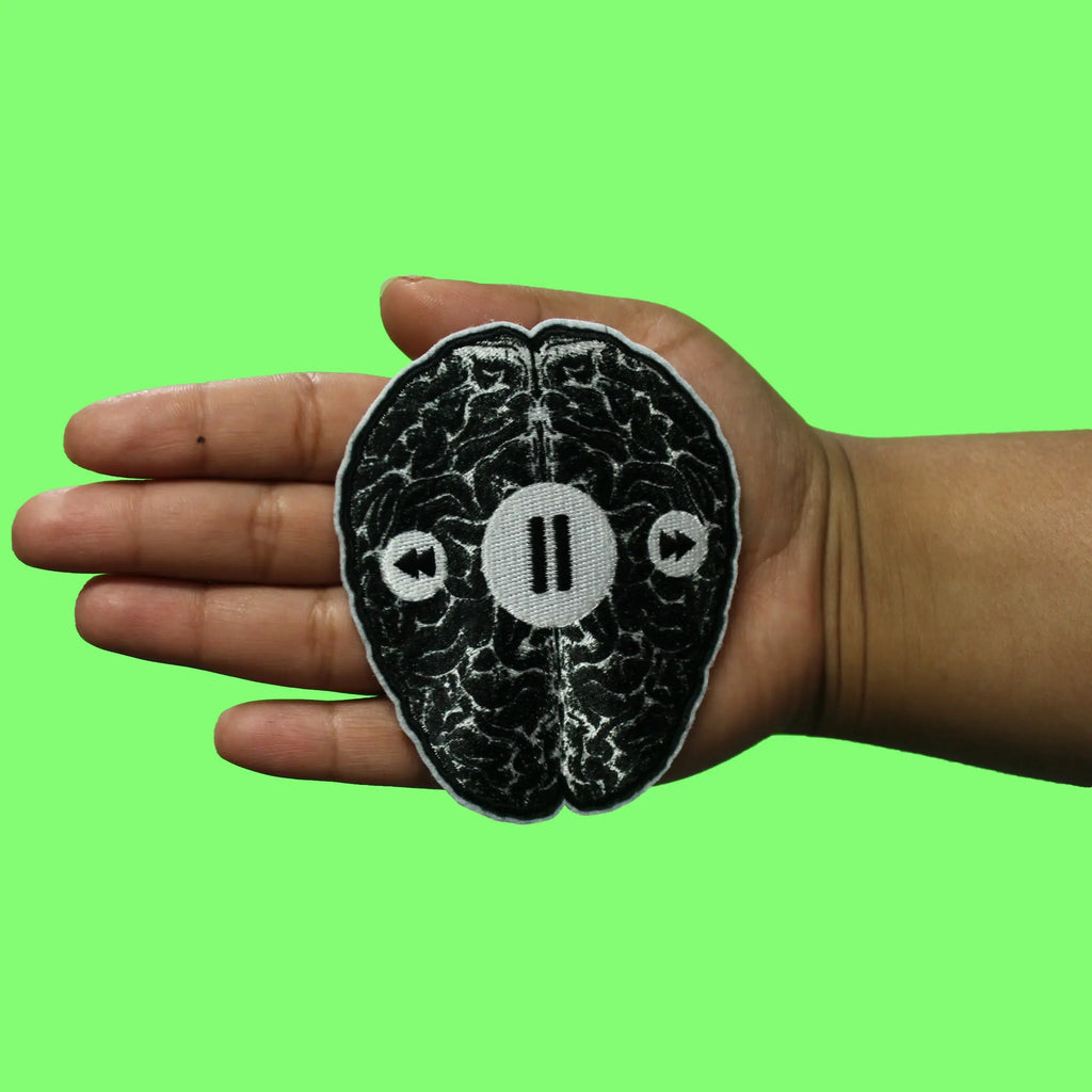 Tobe Fonseca Brain Pause Patch Creative Artist Design Sublimated Iron On