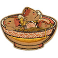 Tobe Fonseca Capybara Ramen Patch Cute Animal Art Embroidered Iron On