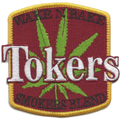 Tokers Smoker Blend Patch Wake N Bake Embroidered Iron On