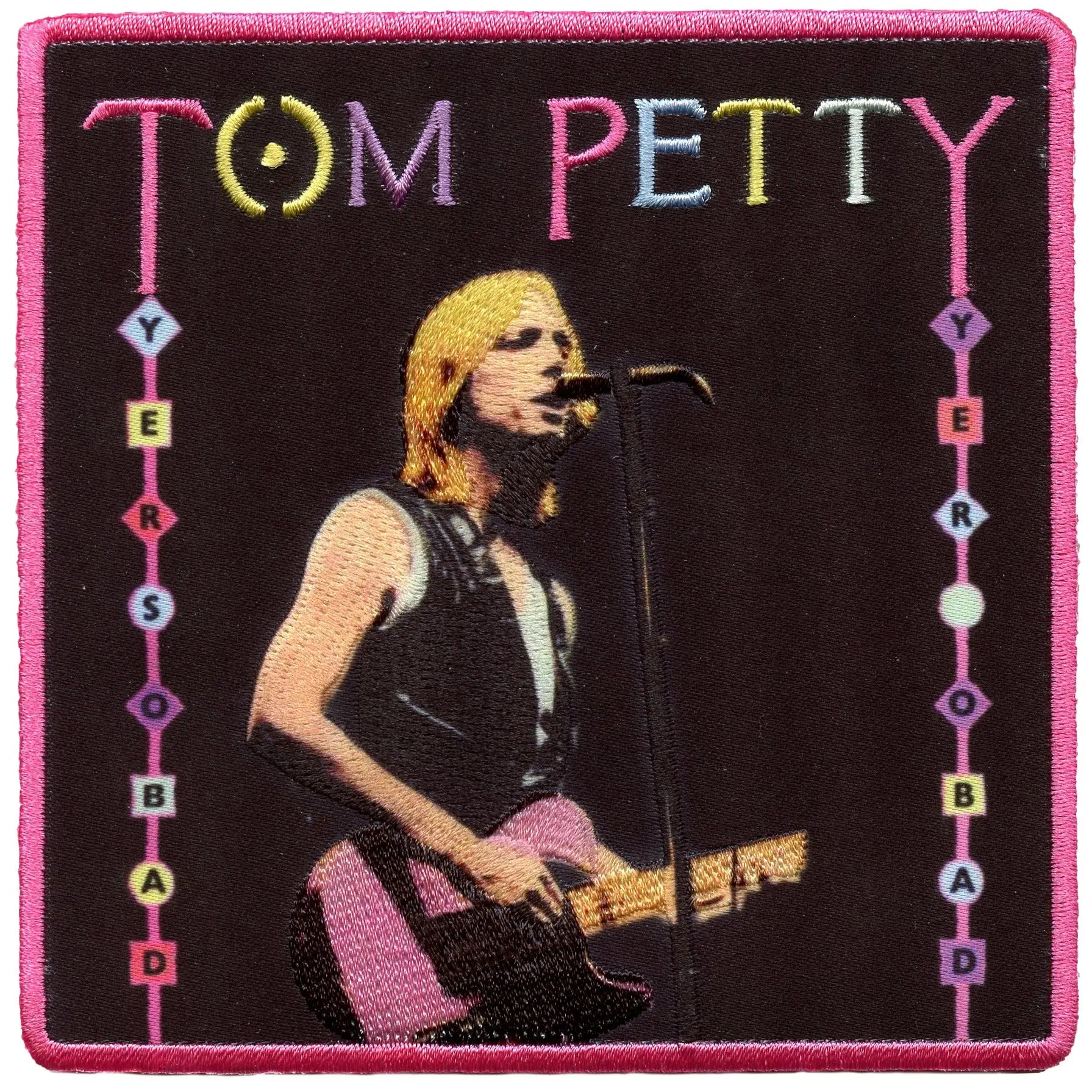 Tom Petty and The Heartbreakers Patch Yer So Bad Sublimated Embroidered Iron On