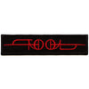 Patch brodé avec logo du groupe de rock Tool Rock Fear Inoculum