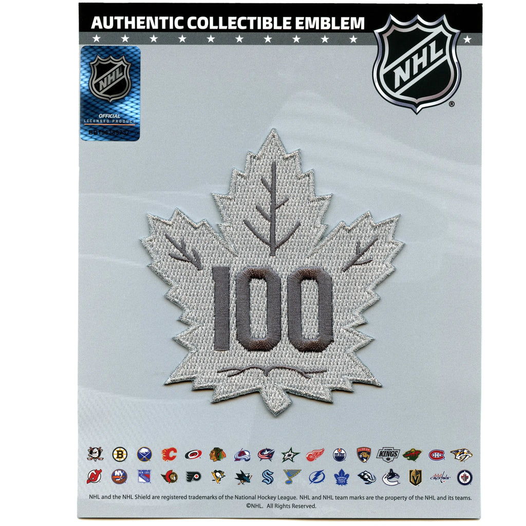 Toronto Maple Leafs 100th Anniversary Jersey Patch 2017 Season
