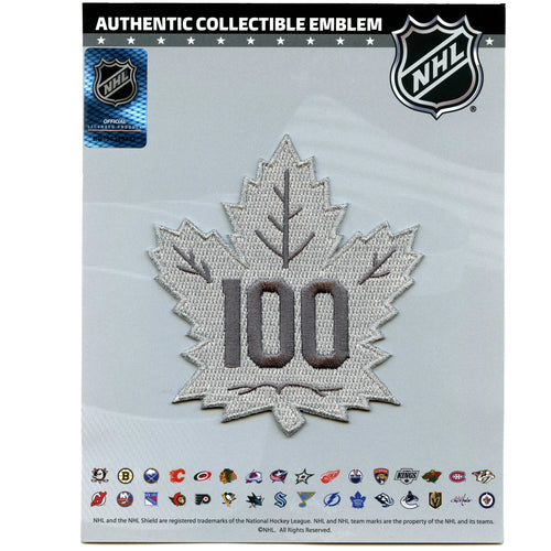 Toronto Maple Leafs 100th Anniversary Jersey Patch 2017 Season
